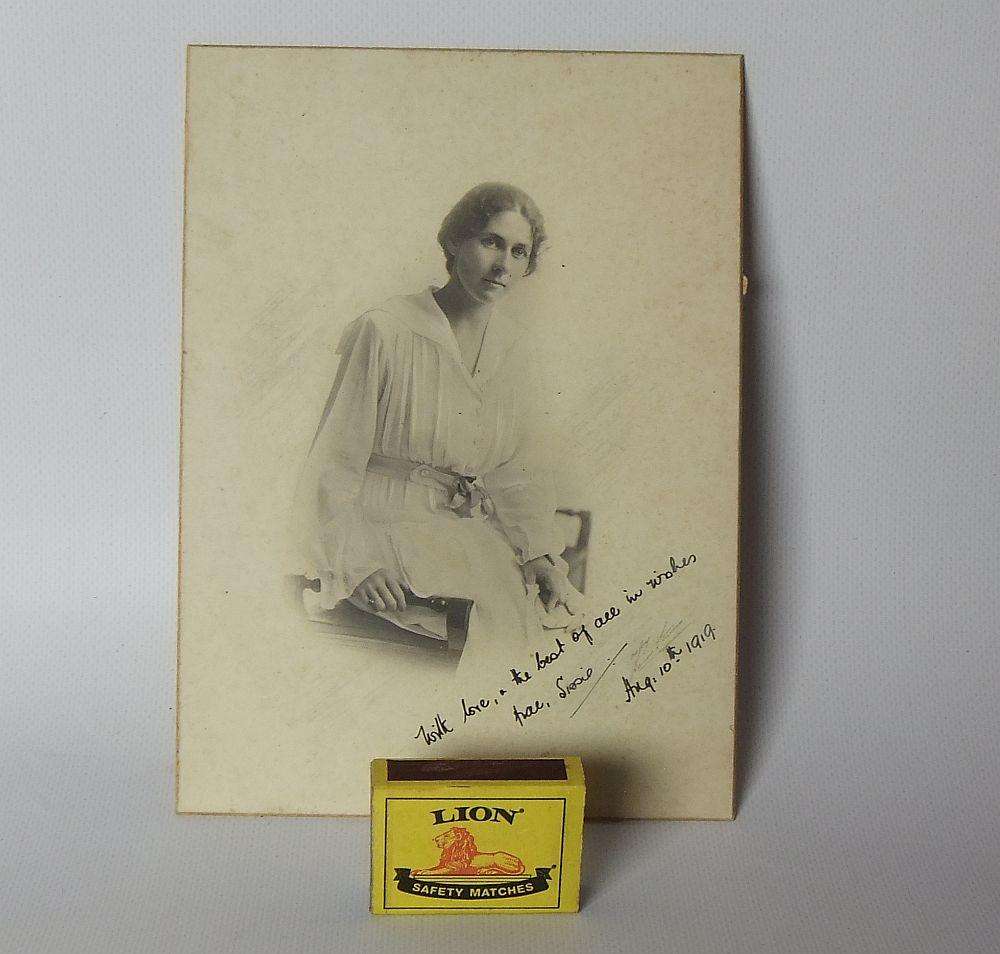 UNDER R100 - Vintage / Antique photograph - With love 1919