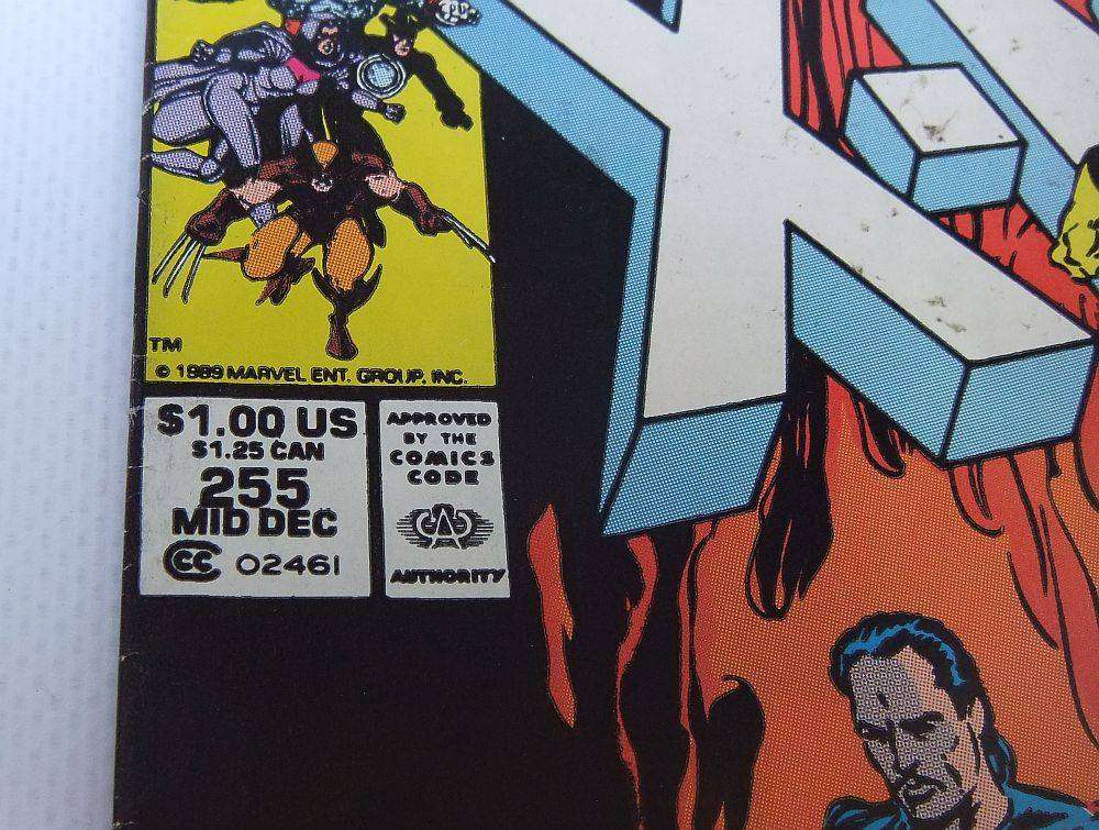 Mid December 1989 - Marvel Comics - The Uncanny X-Men - Volume 1 , No 255