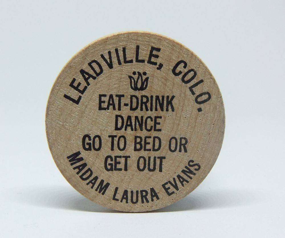 American wooden nickel token -