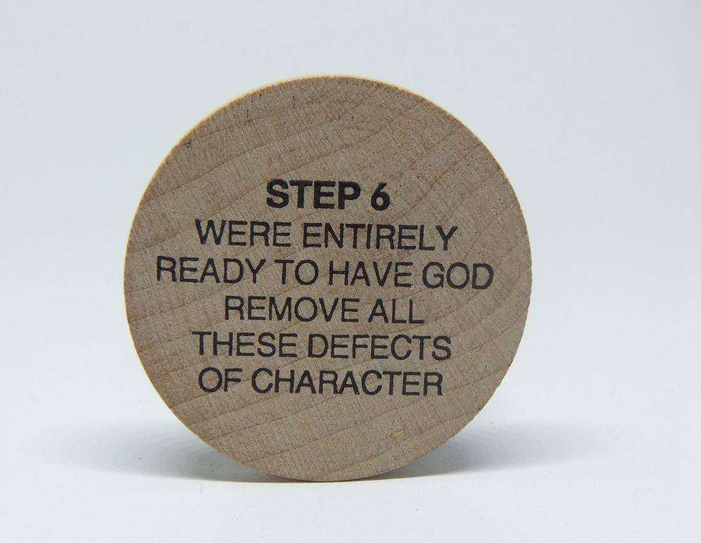 American wooden nickel token -