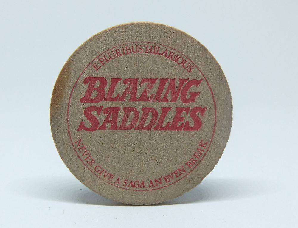 American wooden nickel token -