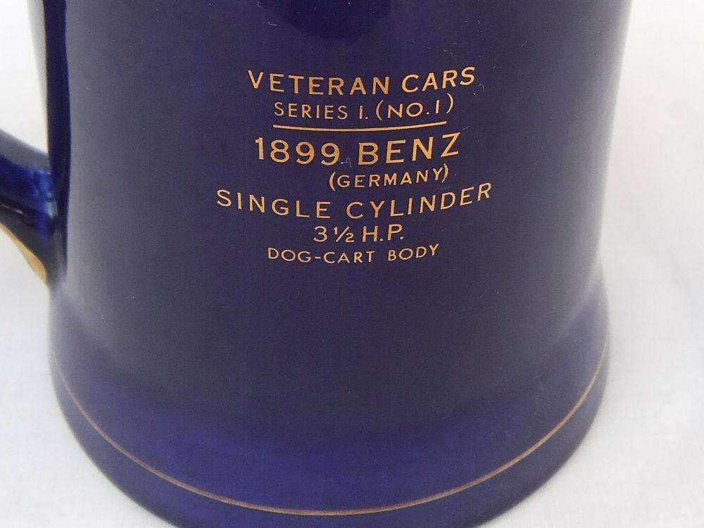 A vintage Wade porcelain jug depicting the 1899 Benz - Veteran cars No 1