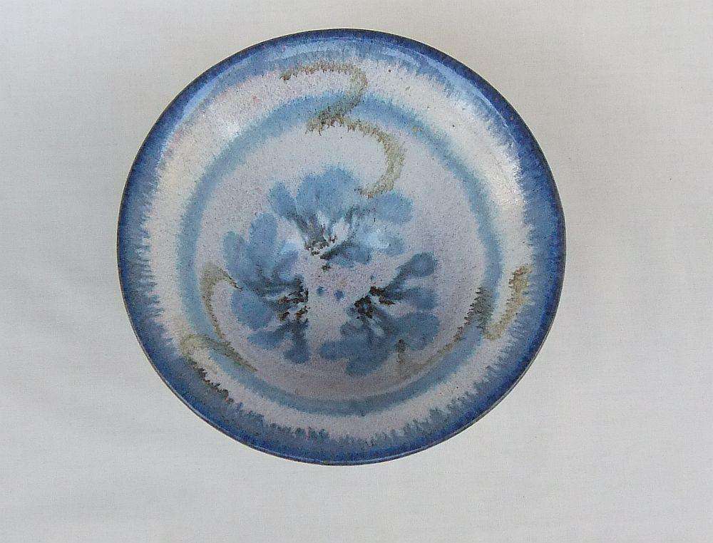 A vintage hand made pottery bowl