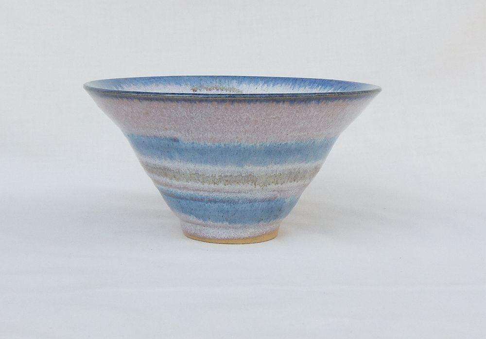 A vintage hand made pottery bowl