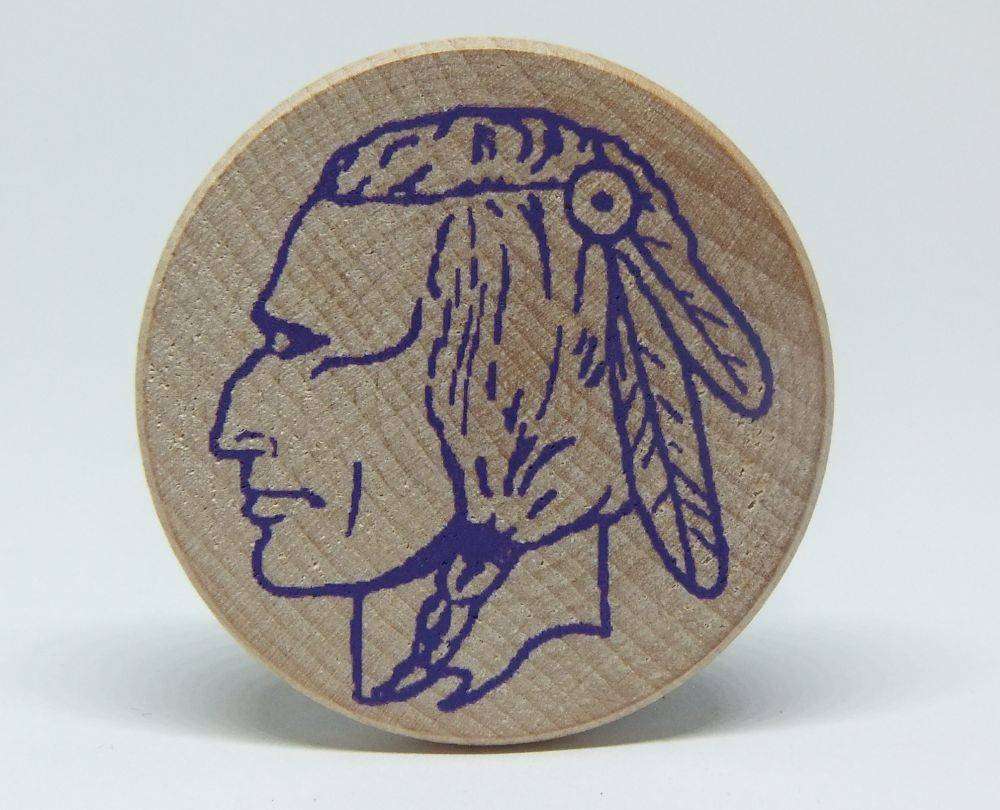 American wooden nickel token -