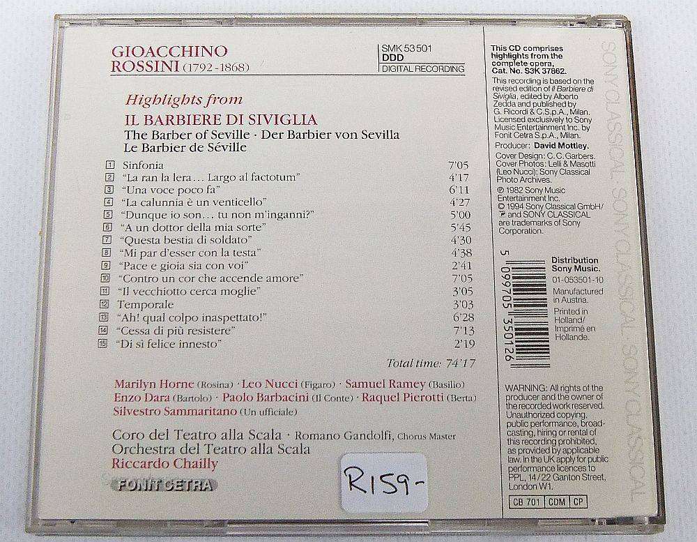 CD - Gioacchino Rossini