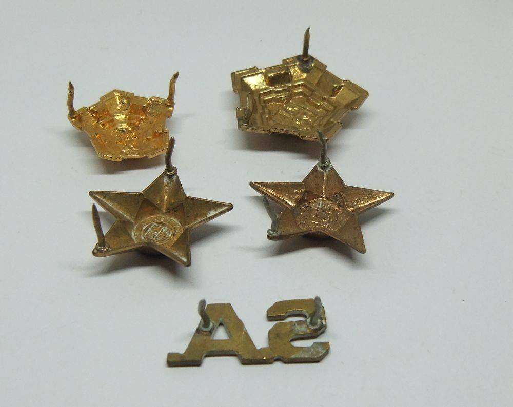 Militaria badge - SADF officers and field officers badges lot x 5