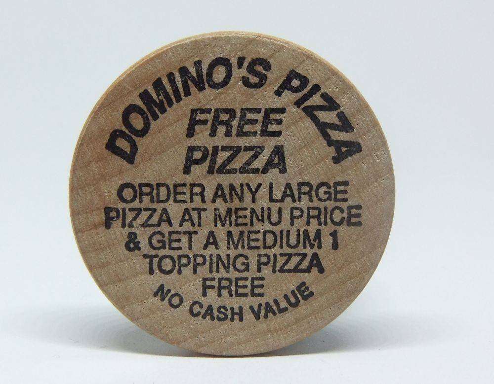 American wooden nickel token -