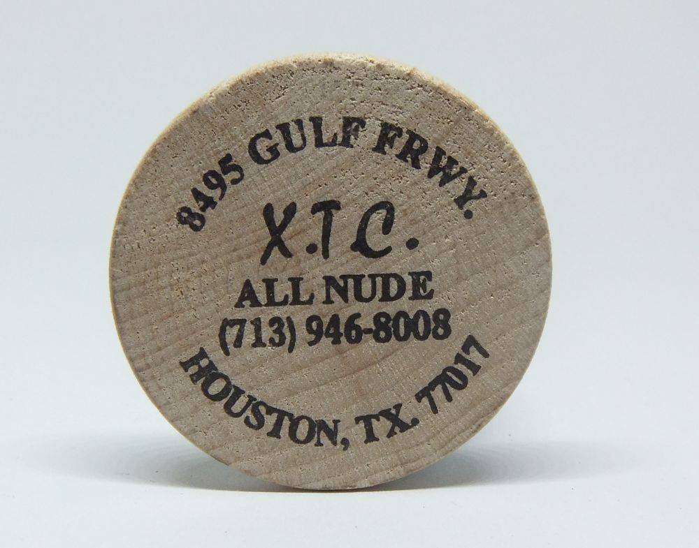 American wooden nickel token -