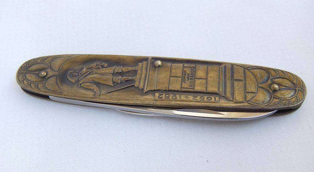 A vintage penknife commemorating the arrival of Jan Van Riebeeck