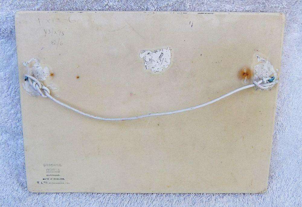 An early 20th century Ivorex plaque depicting the houses of parliament in Cape Town