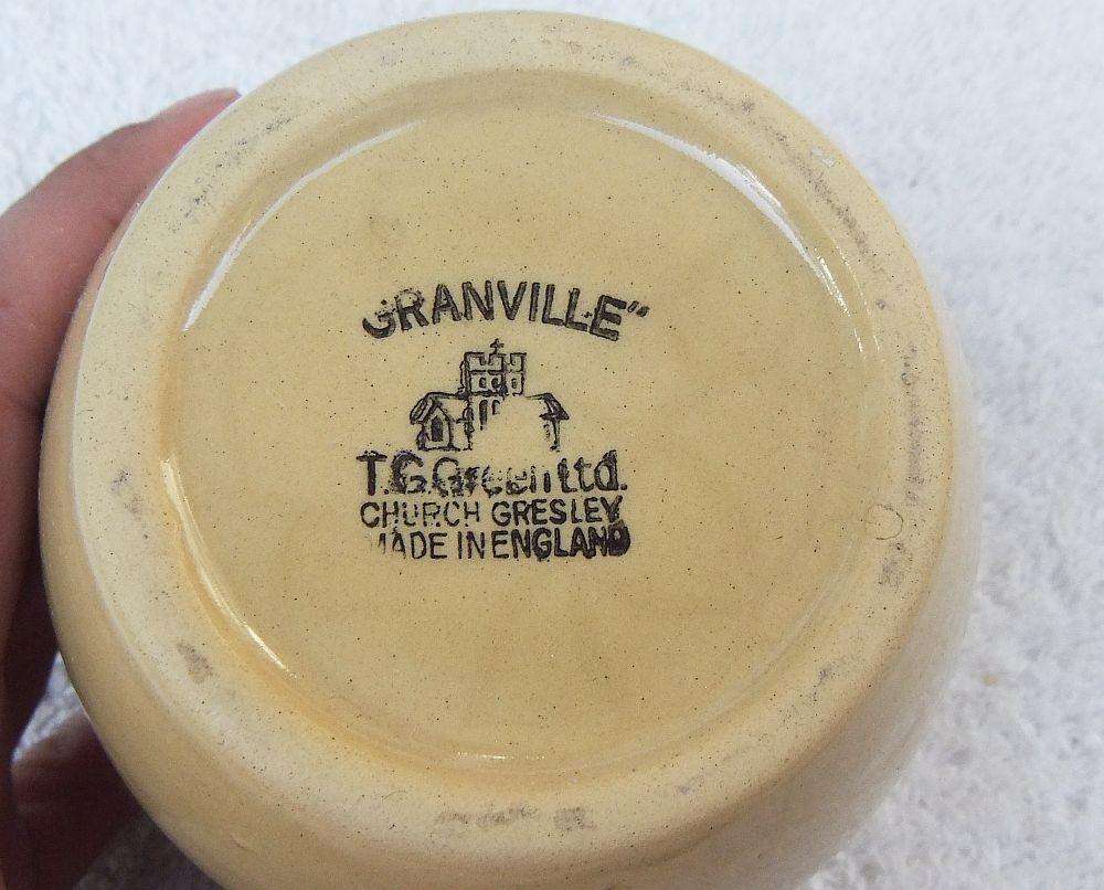 A vintage milk jug by T.G.Green in the Granville pattern made in England