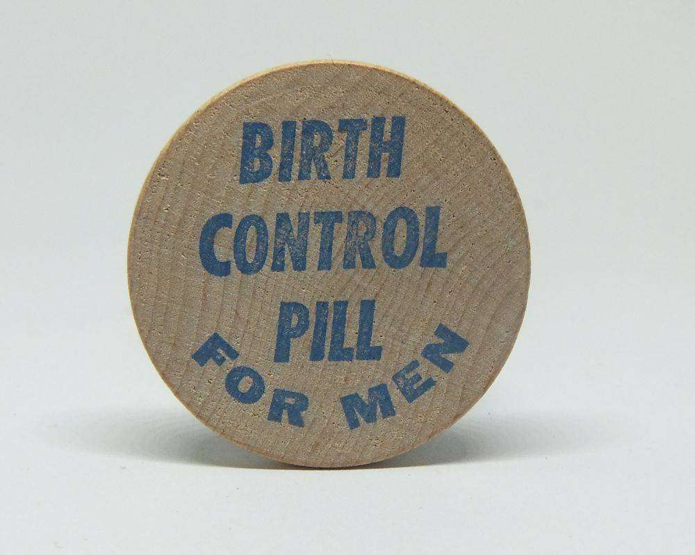 American wooden nickel token -