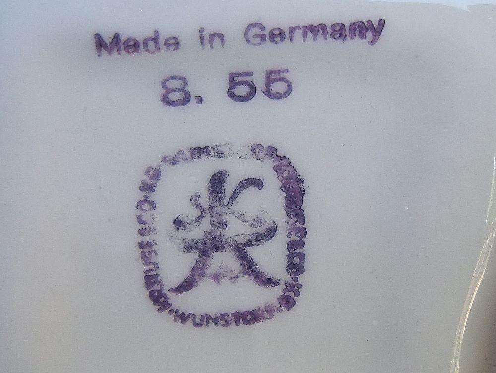 A vintage German porcelain ashtray advertising Bek`s Beer