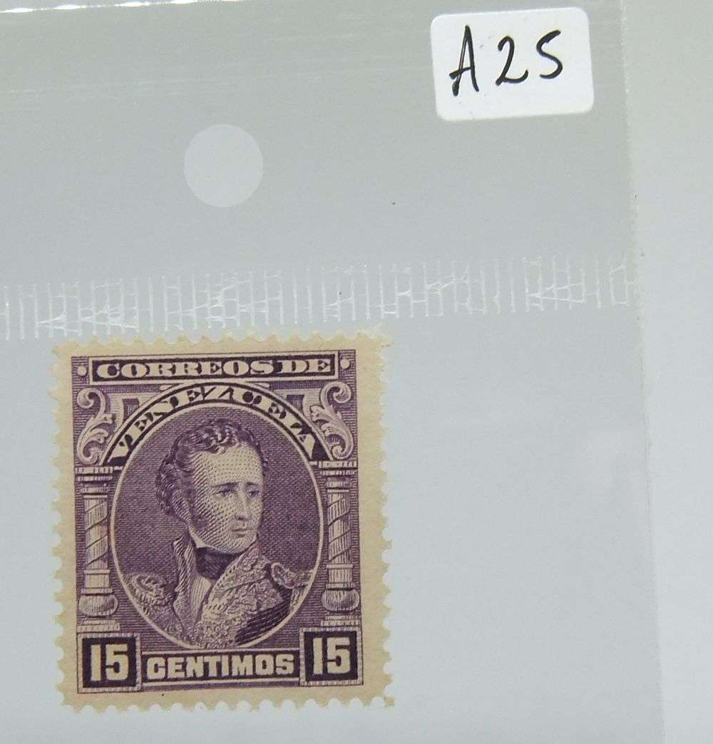 UNDER R100 -Antique / Vintage postage stamp - Venezuela 15 Centimos