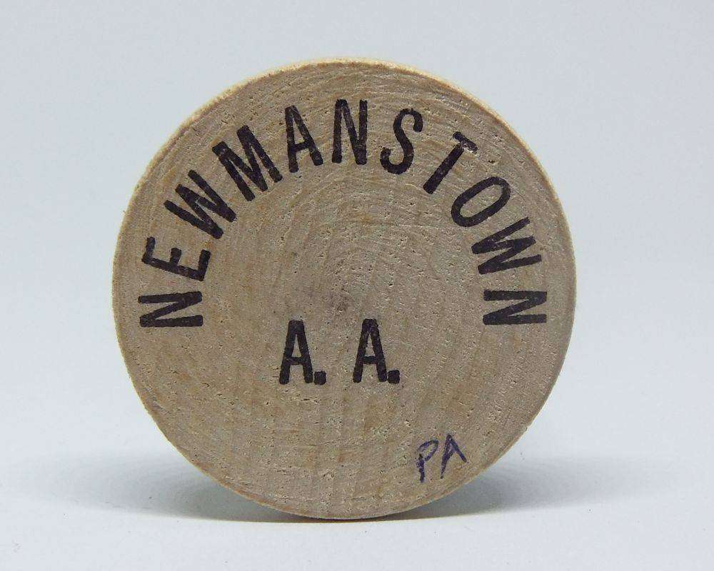 American wooden nickel token -