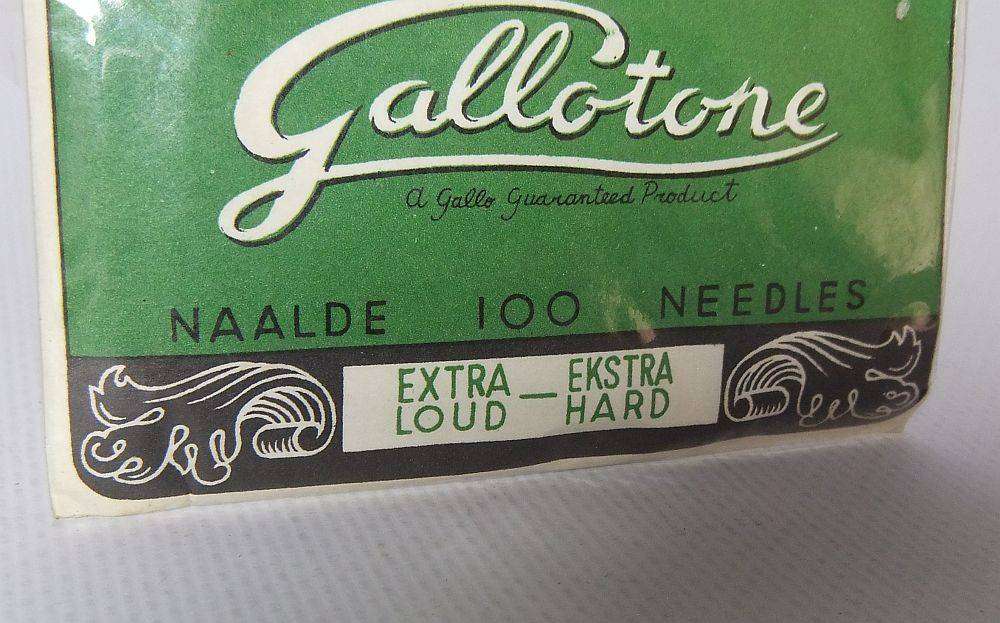 UNDER R100 - Collectable - A sealed pack of 100 Gallotone gramaphone needles