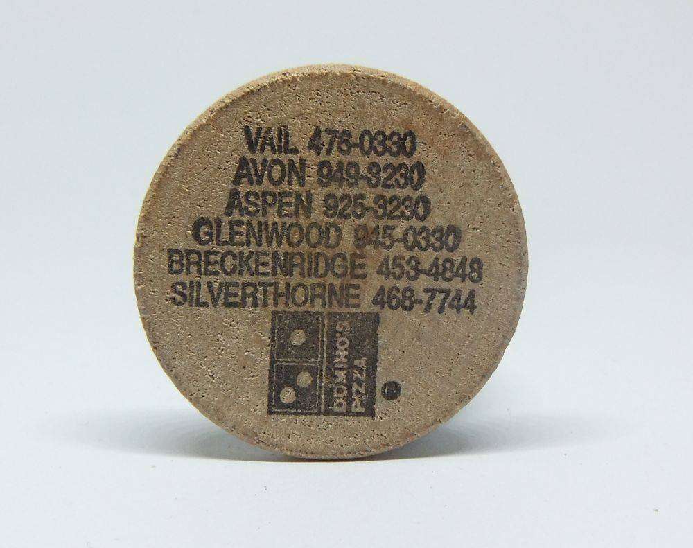 American wooden nickel token -