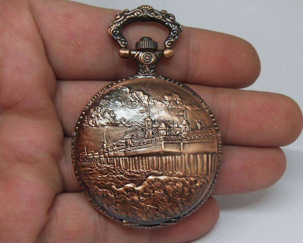 A "Brighton Pier" quartz pocket watch from the Classic Pocketwatches collection