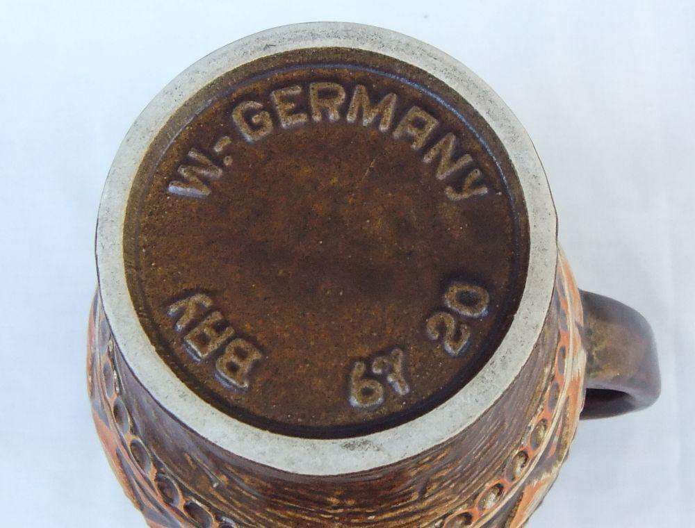 A high value vintage mid-century jug by Bay pottery made in West-Germany