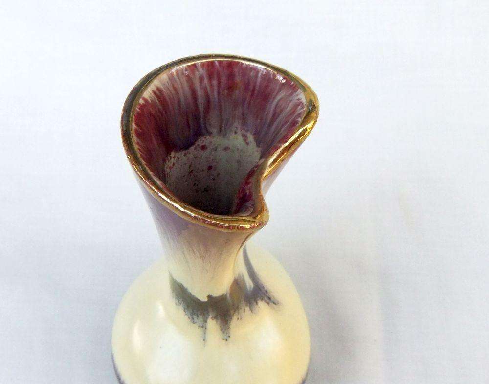 A mid century West German lava style glaze pottery vase