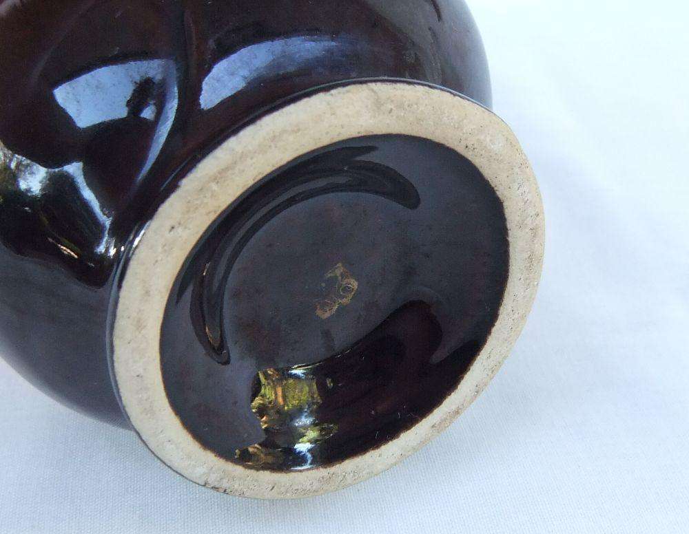 A mid century West German lava style glaze pottery vase