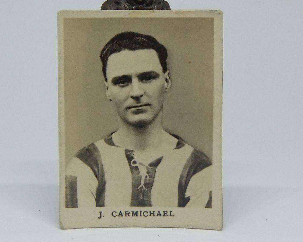 UNDER R100 - 1920`s Sports card - Football - Jas Carmichael - Grimsby Town F.C