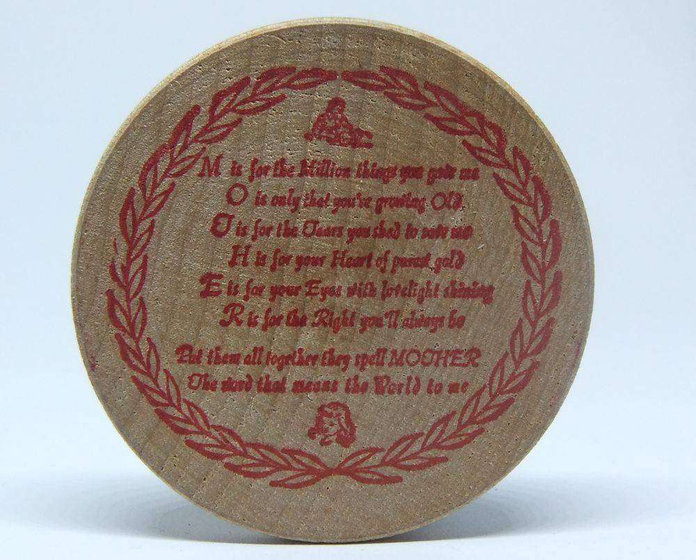 American wooden nickel token -