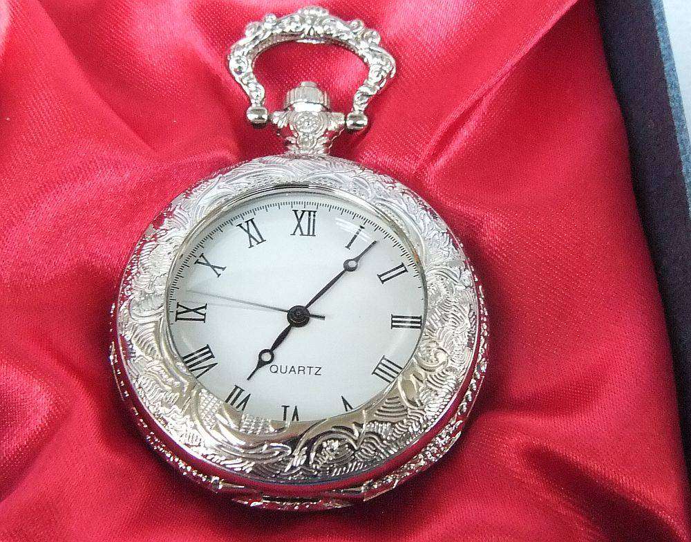 Six unused and boxed pocket watches from the Classic Pocket Watch collection with new batteries