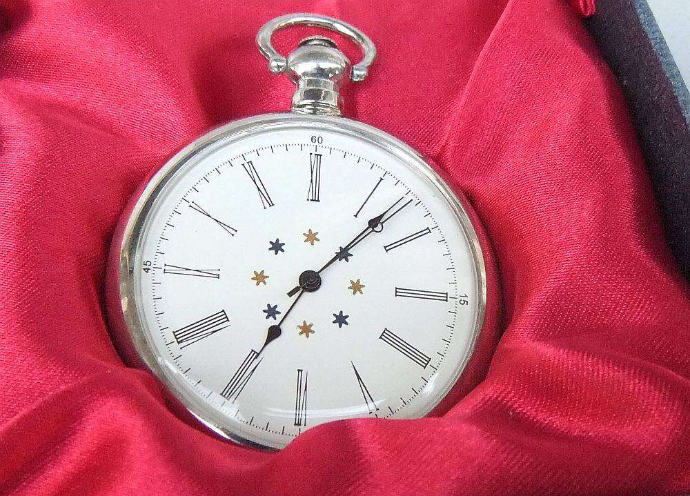 Six unused and boxed pocket watches from the Classic Pocket Watch collection with new batteries