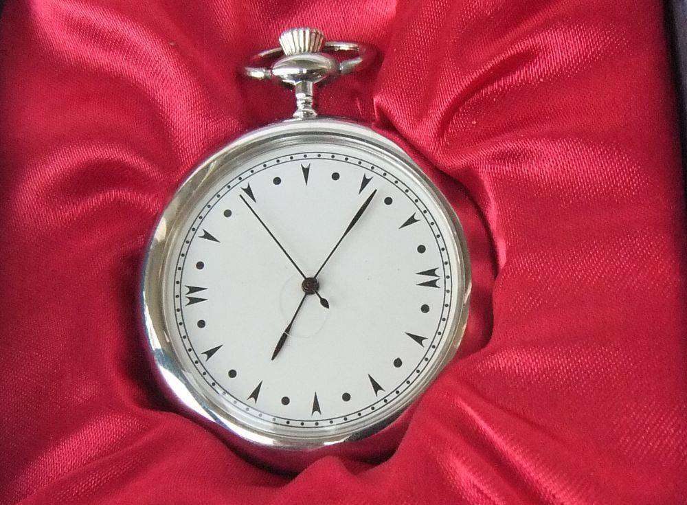 Six unused and boxed pocket watches from the Classic Pocket Watch collection with new batteries