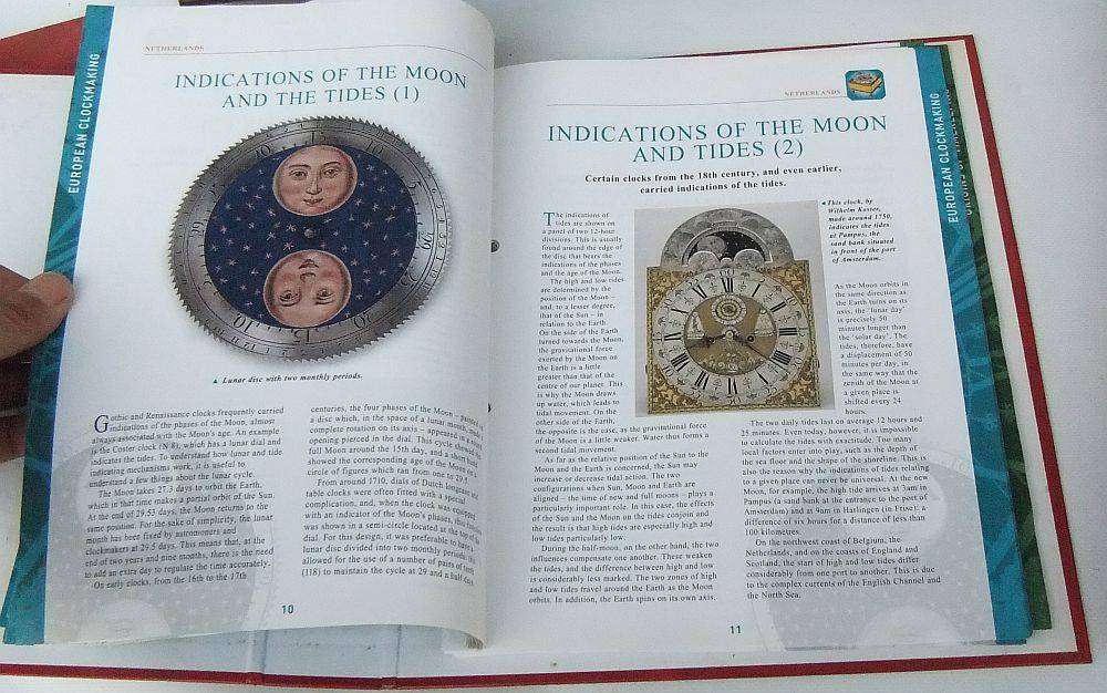 Three files with loads of info on pocket watches & clocks plus two cases to display your collection