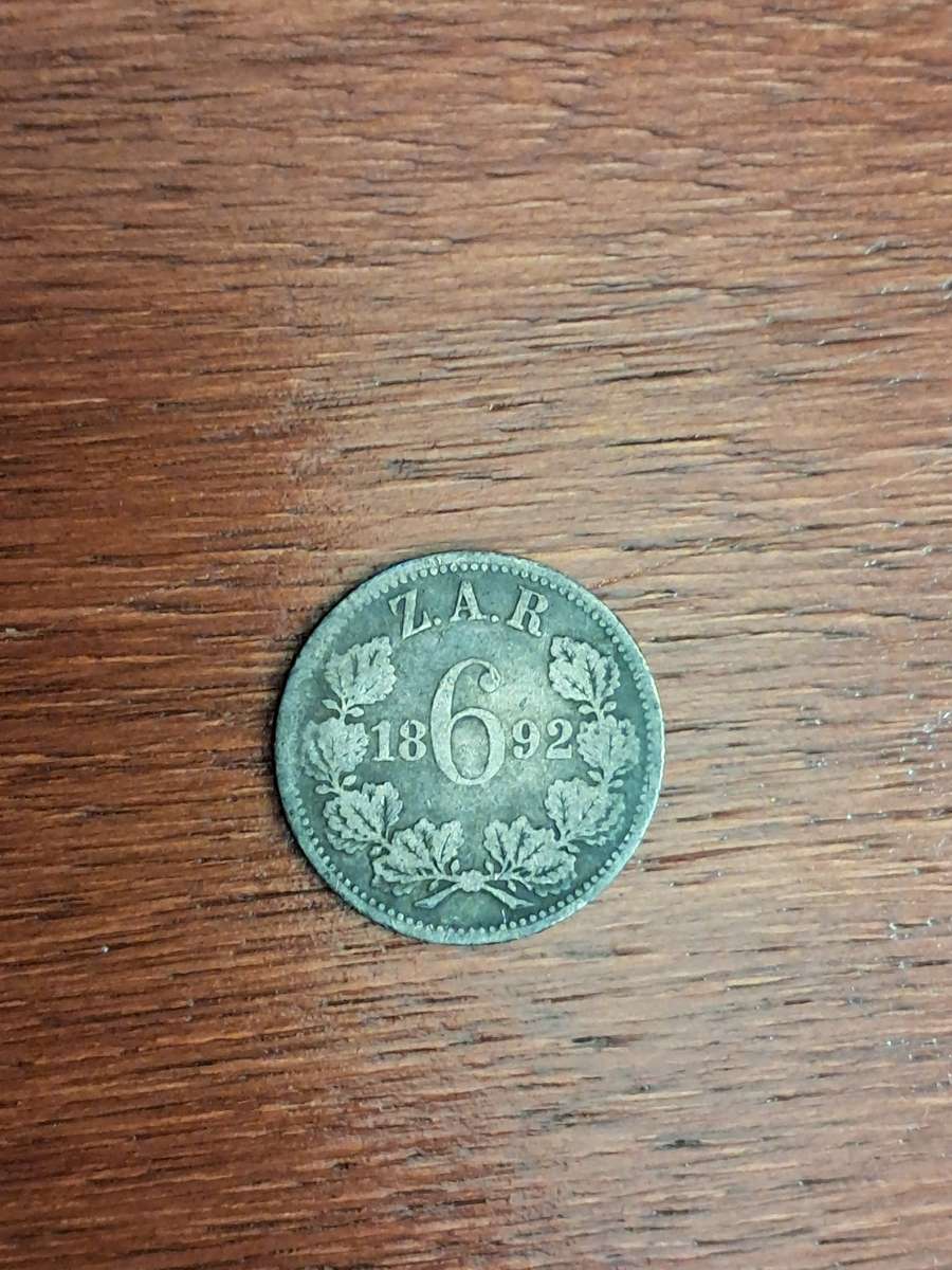 **1892 ZAR 6 Pence**