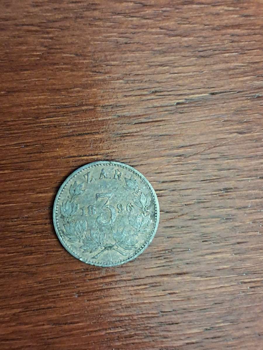 **1896 ZAR 3 Pence**