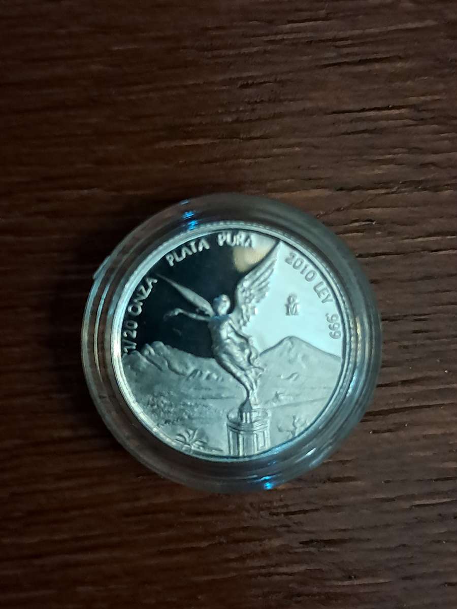 **2010 1/20th OZ .999 Fine Silver Mexican Tickey**