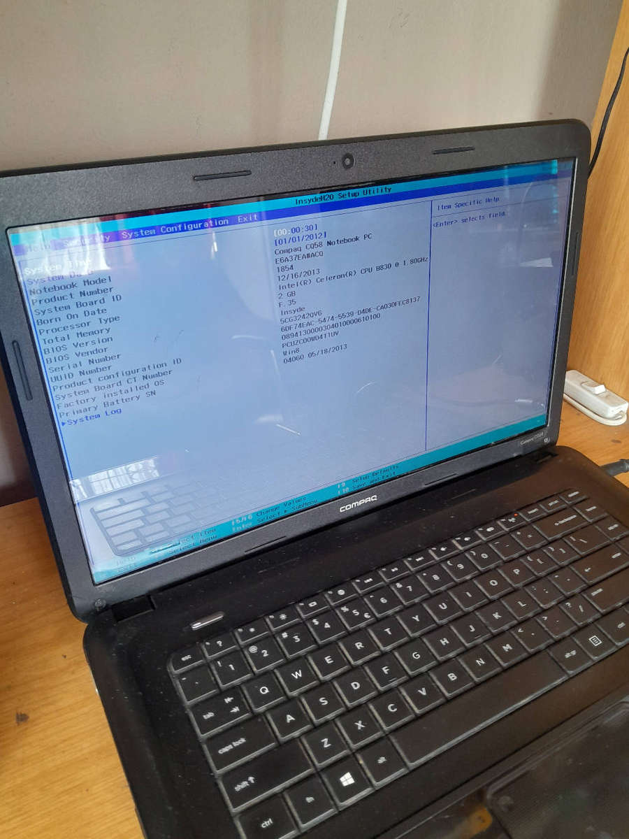 Hp cq58 laptop