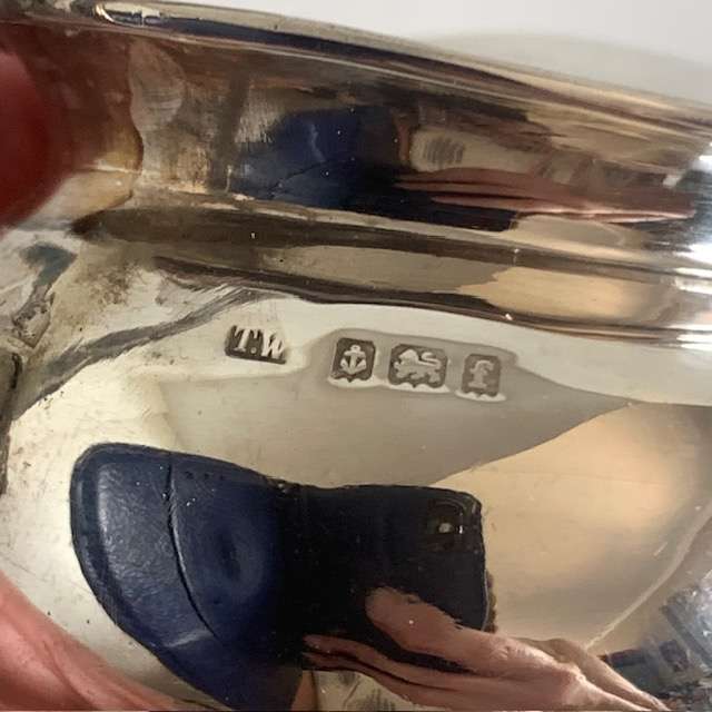 Hallmarked Silver Small Milk jug/ Creamer 50g