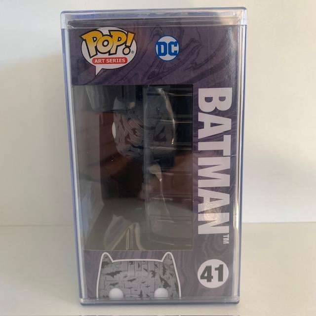 DC Batman Grey Artist series #41 Funko Pop with Hard stack protector