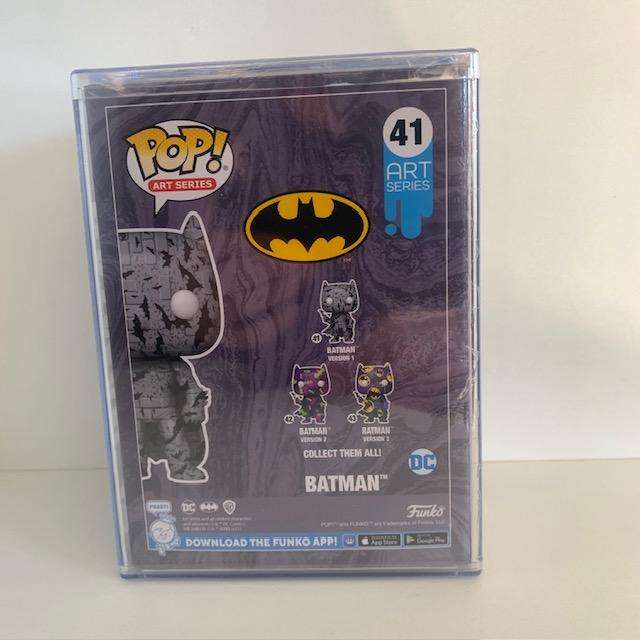 DC Batman Grey Artist series #41 Funko Pop with Hard stack protector
