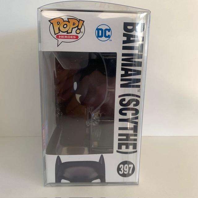 Batman Scythe Funko Pop #397, With Pop Protector