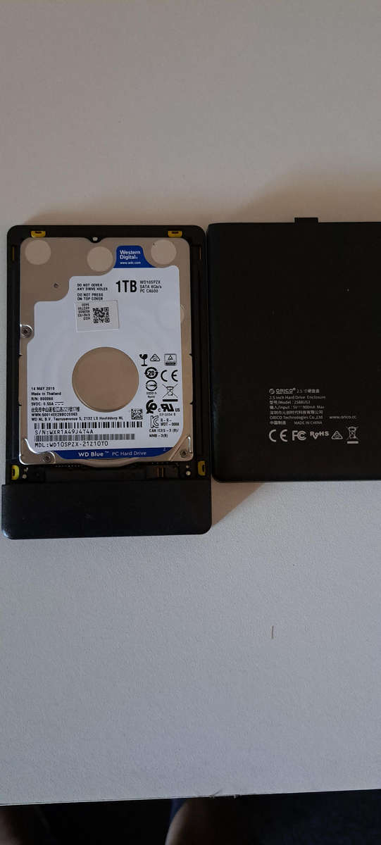 2x 1Tb harddrive