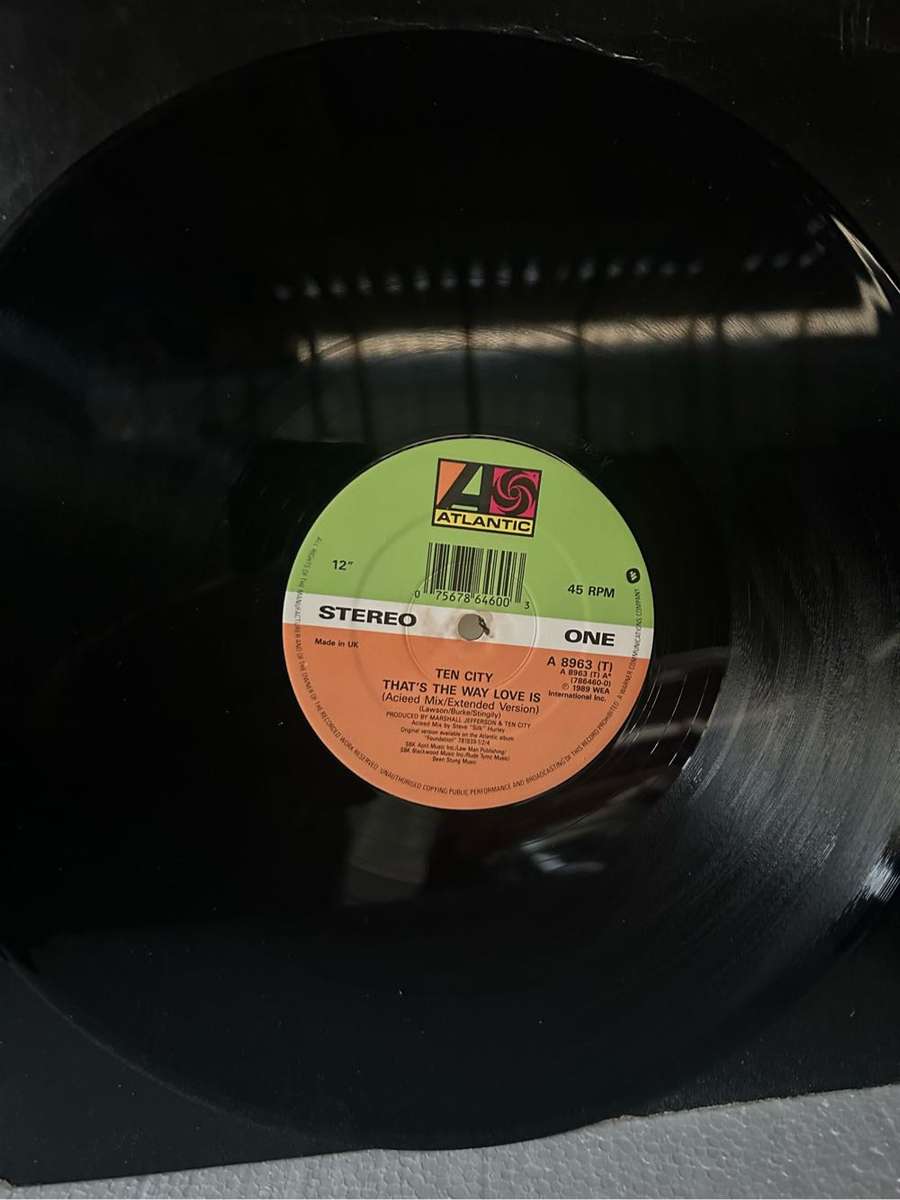 TEN CITY - THATS THE WAY LOVE IS 12 MAXI LP VINYL