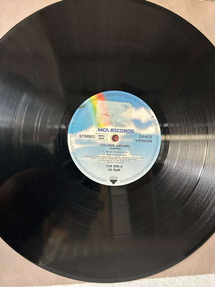 COLONEL ABRAMS - TRAPPED 12 MAXI LP VINYL