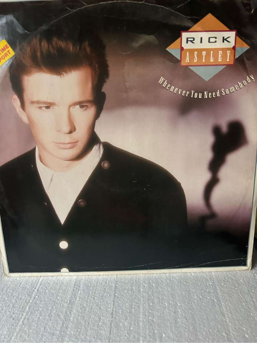 RICK ASTLEY - WHENEVER YOU NEED SOMEBODY 12 MAXI LP VINYL