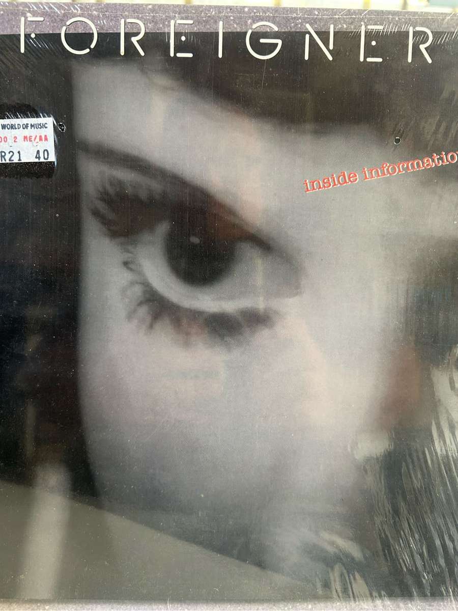 FOREIGNER - INSIDE INFORMATION LP VINYL