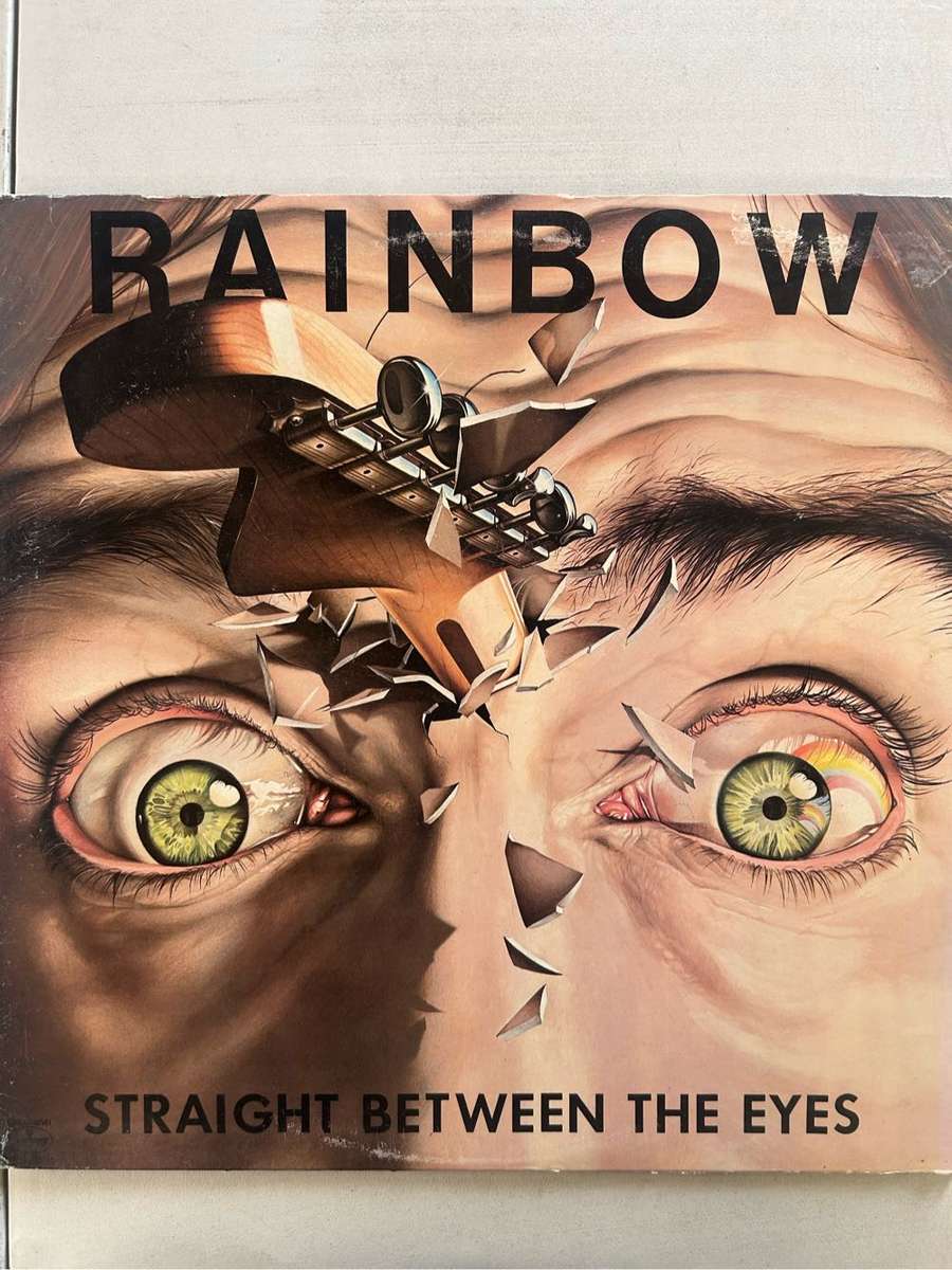 RAINBOW - STRAIGHT BETWEEN THE EYES LP VINYL