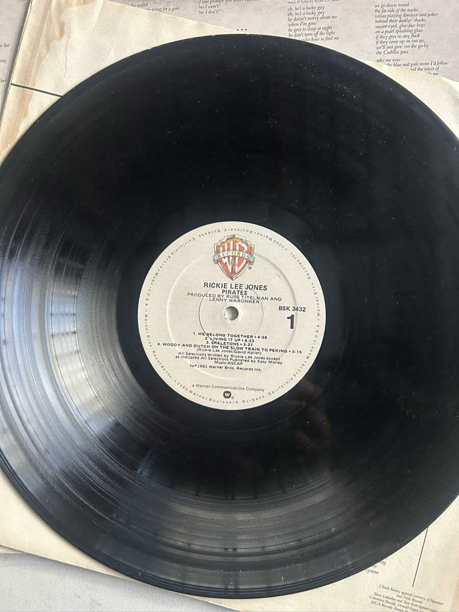 RICKIE LEE JONES - PIRATES LP VINYL
