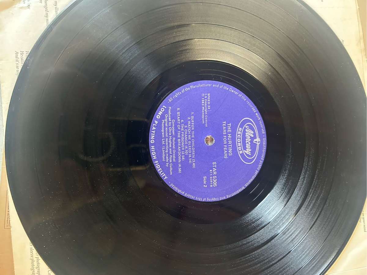 TEARS FOR FEARS - THE HURTING LP VINYL