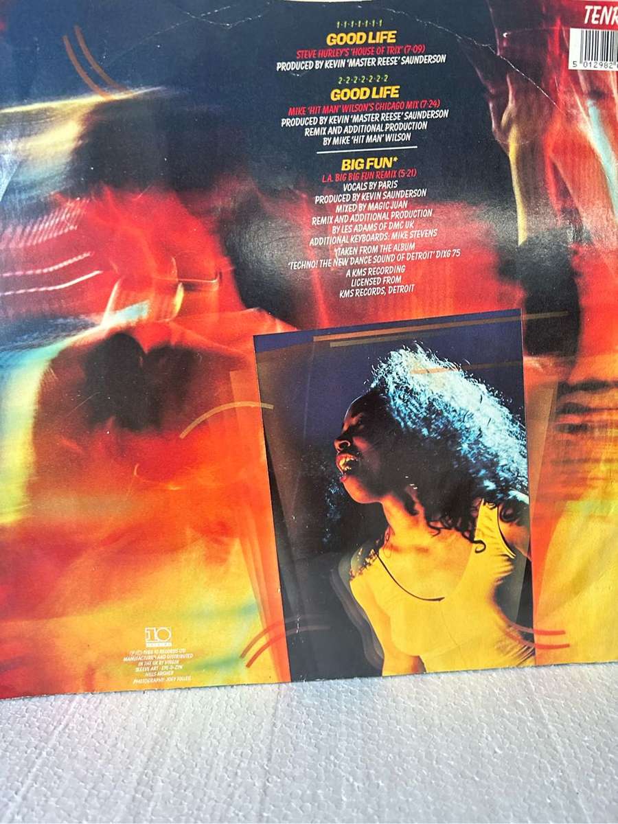 INNER CITY - GOOD LIFE/ BIG FUN 12 MAXI LP VINYL