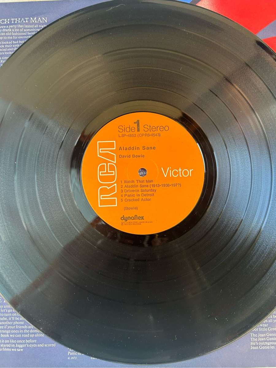 DAVID BOWIE- ALADDIN SANE LP VINYL
